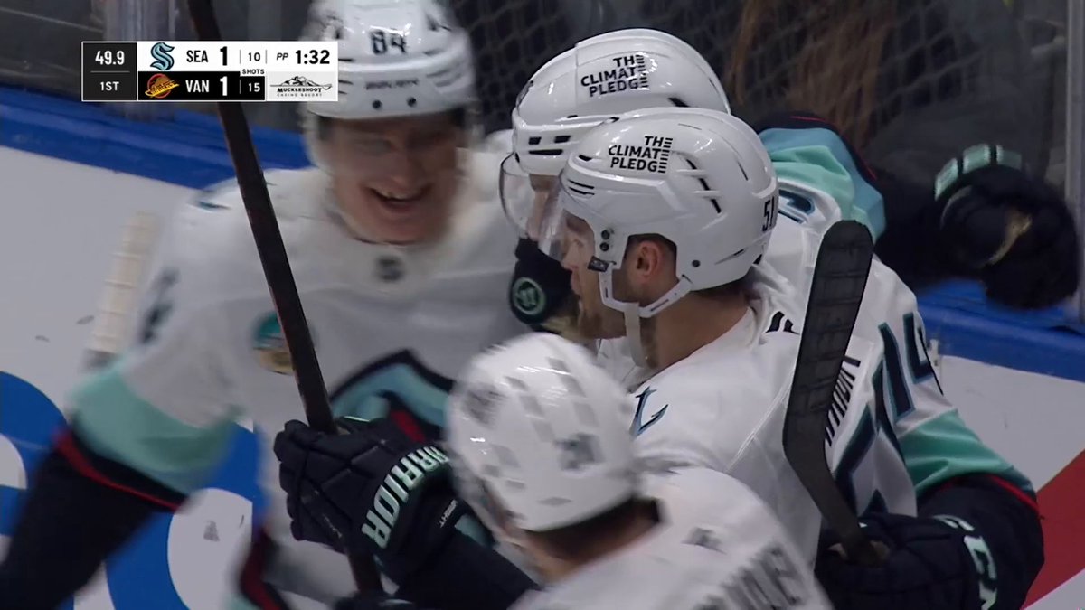 BOBBY MCMANN GOAL 🚨 In his first game with the Seattle Kraken, Bobby McMann finds the back of the net for his 20th of the season! 📺: Sportsnet or stream on Sportsnet+ ➡️