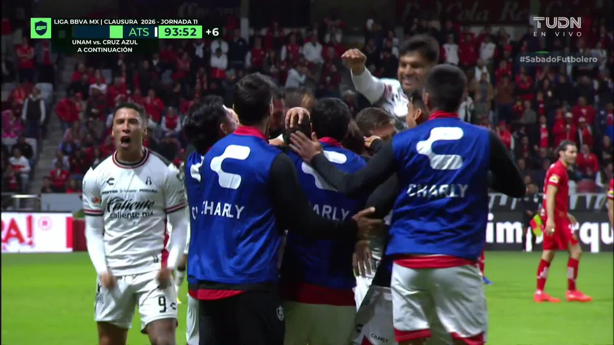 Pónganle correa a este PERRO GOLAZO del Atlas para empatarle a Toluca en el último minuto.