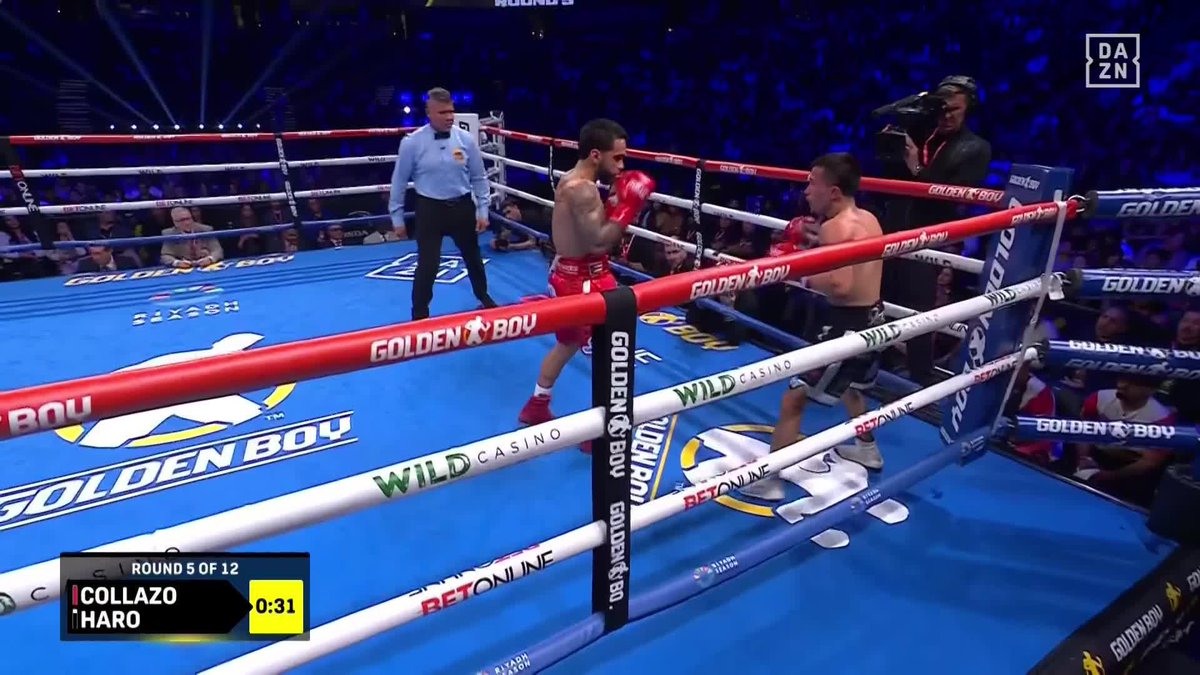Oscar Collazo is on another LEVEL📈 #BarbozaJrSimsJr | Live NOW on DAZN ▪️