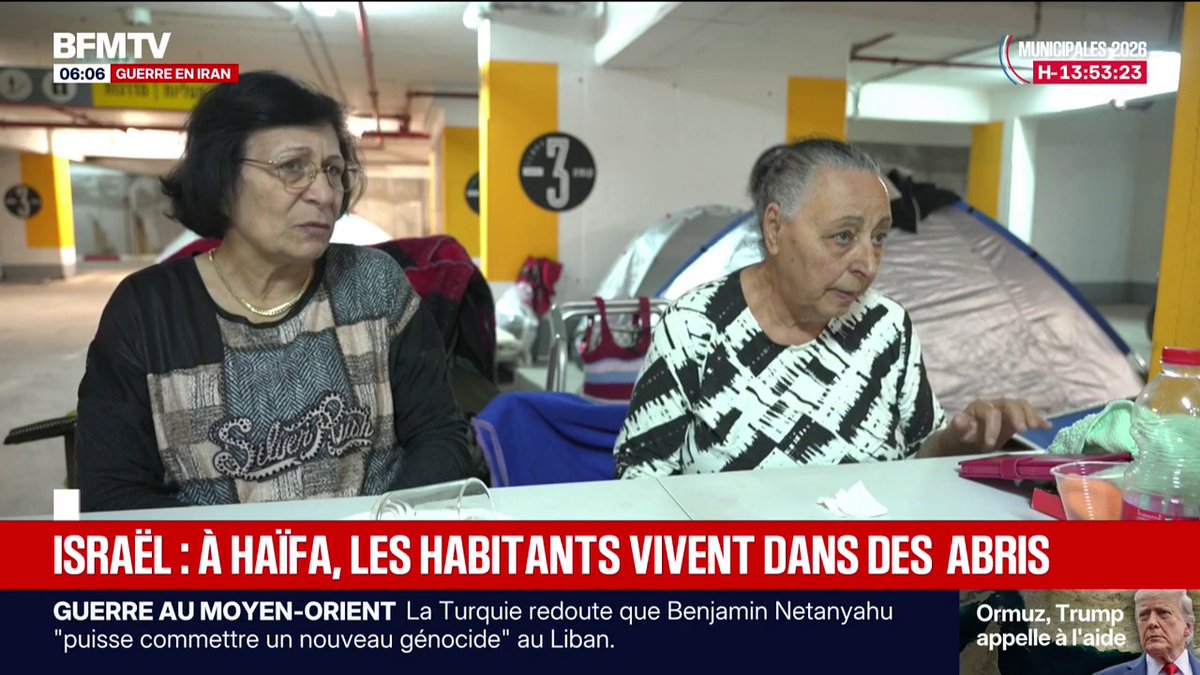 💬 "Quand je suis chez moi, je tremble de peur" À Haïfa, en Israël, les habitants vivent dans les abris