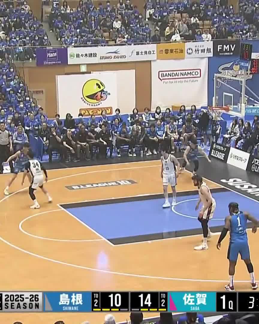 スピードで振り切って👌👌👌 #新井翔太 📡配信中🏀 #島根スサノオマジック #巻き起こせ上勝気流