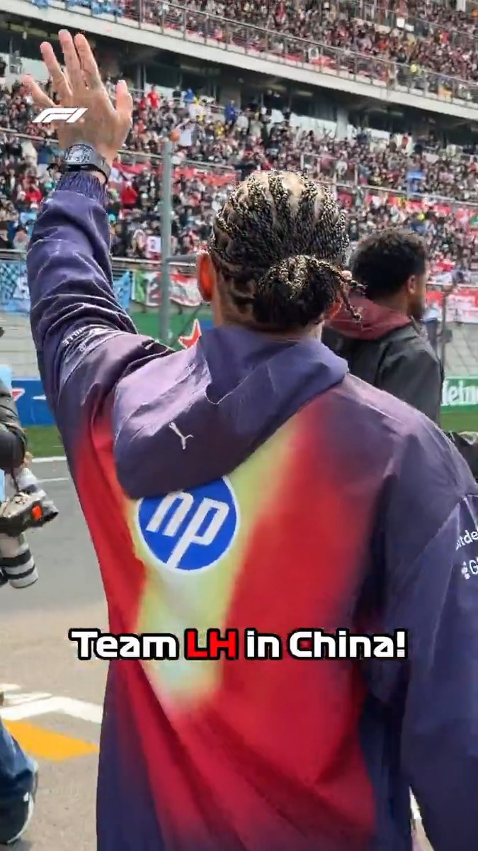 They LOVE LH44 in China ❤️ #F1 #ChineseGP