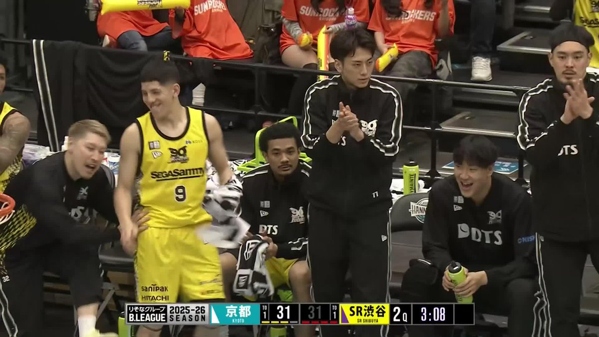 野﨑TIME🕺🕺🕺 野﨑零也 @we_r_sunrockers 📡バスケットLIVEで生配信中 #Bリーグ #りそなグループ