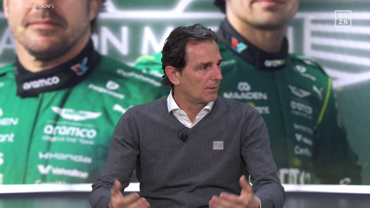 🗣️ Pedro de la Rosa sabe cosas del chasis del AMR26 👀 "Con el diferencial de potencia, si restas lo que tienes que restar... el coche está bastante mejor de lo que oigo. ESO ME LLENA DE ESPERANZA" #ChinaDAZNF1 🇨🇳