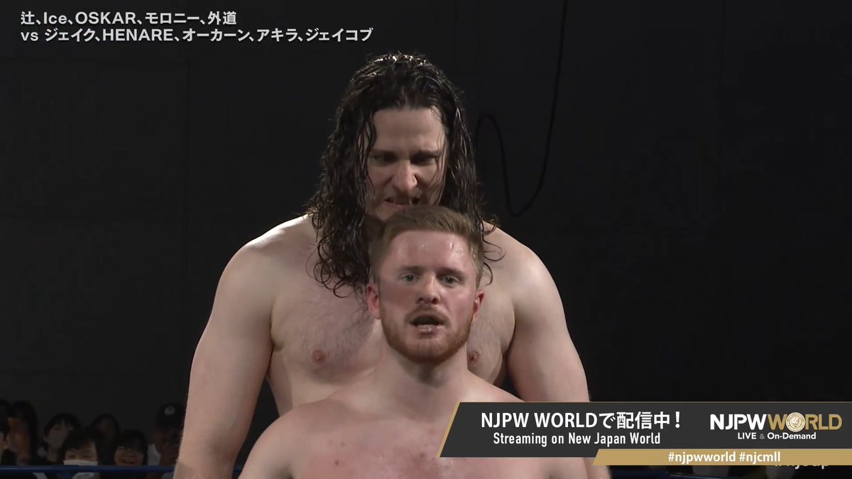 .OSKAR オスカー × AKIRA (フランシスコ・アキラ) ".....😱" From the profile URL #NJPW #njpwworld #njcup