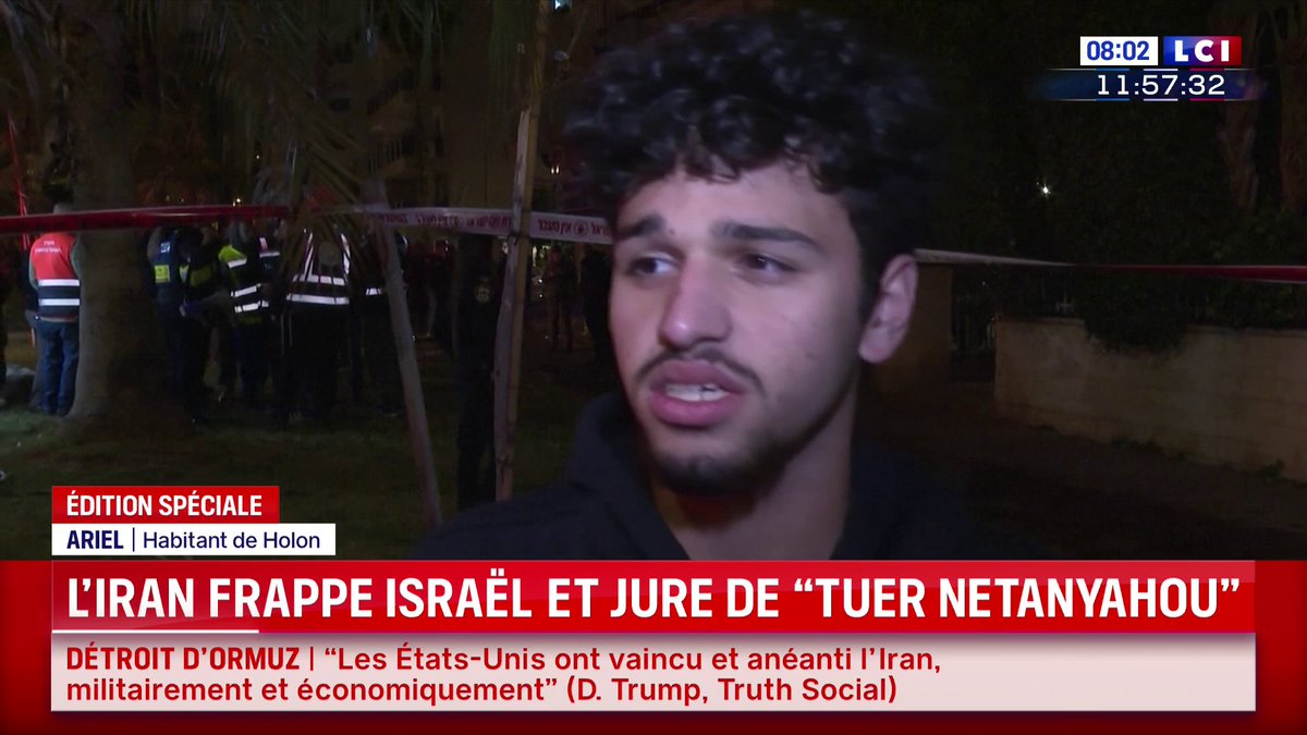 🔴 L'Iran frappe Israël et jure de "traquer et tuer" Netanyahou