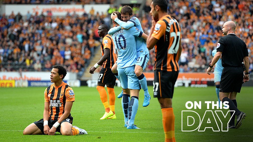 #OnThisDay: Hull 0-2 #ManCity [2014] ⚽️ [14'] David David Silva ⚽️ [90'] Edin Džeko