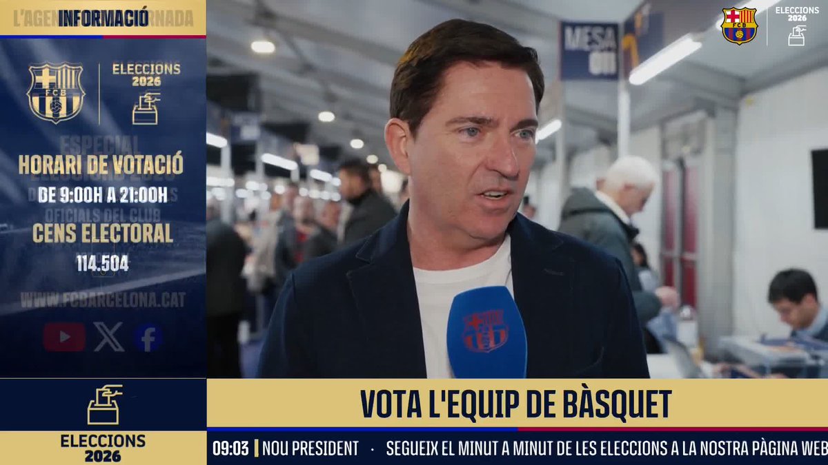 🗣 𝐗𝐚𝐯𝐢 𝐏𝐚𝐬𝐜𝐮𝐚𝐥: "Un dia tan bonic com avui ens fa ser un Club increïble i especial"