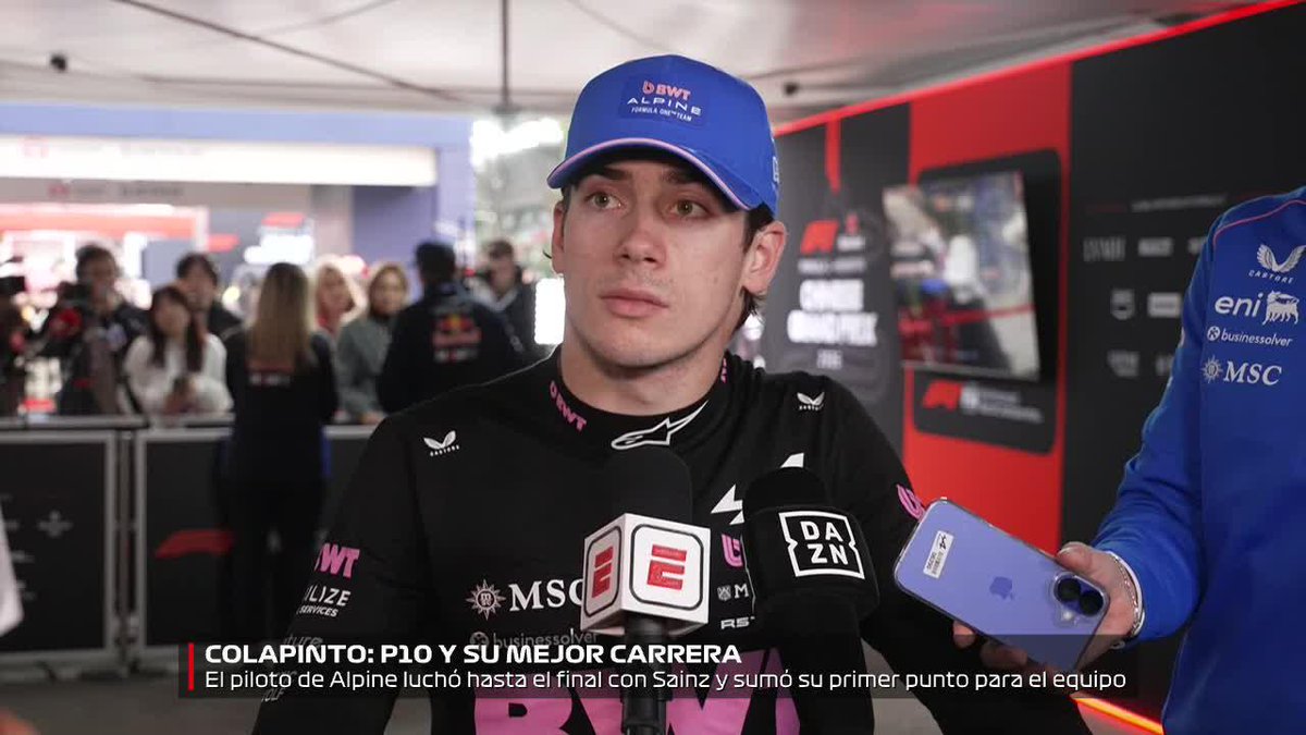 🎙️| ¡Franco Colapinto post Carrera! “Sume puntos, triste por haber tenido suerte ya que Max se quedó, sino no hubiese sumado. Pero bueno es lo que hay, tuve mucha mala suerte.”