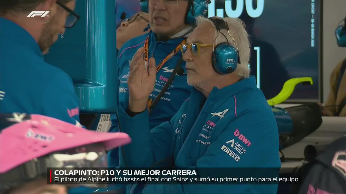 IMPERDIBLE la reacción de Flavio Briatore al choque de Esteban Ocon a Franco Colapinto. 📺 #ChineseGP | Toda la temporada de #F1 por #DisneyPlus Plan Premium