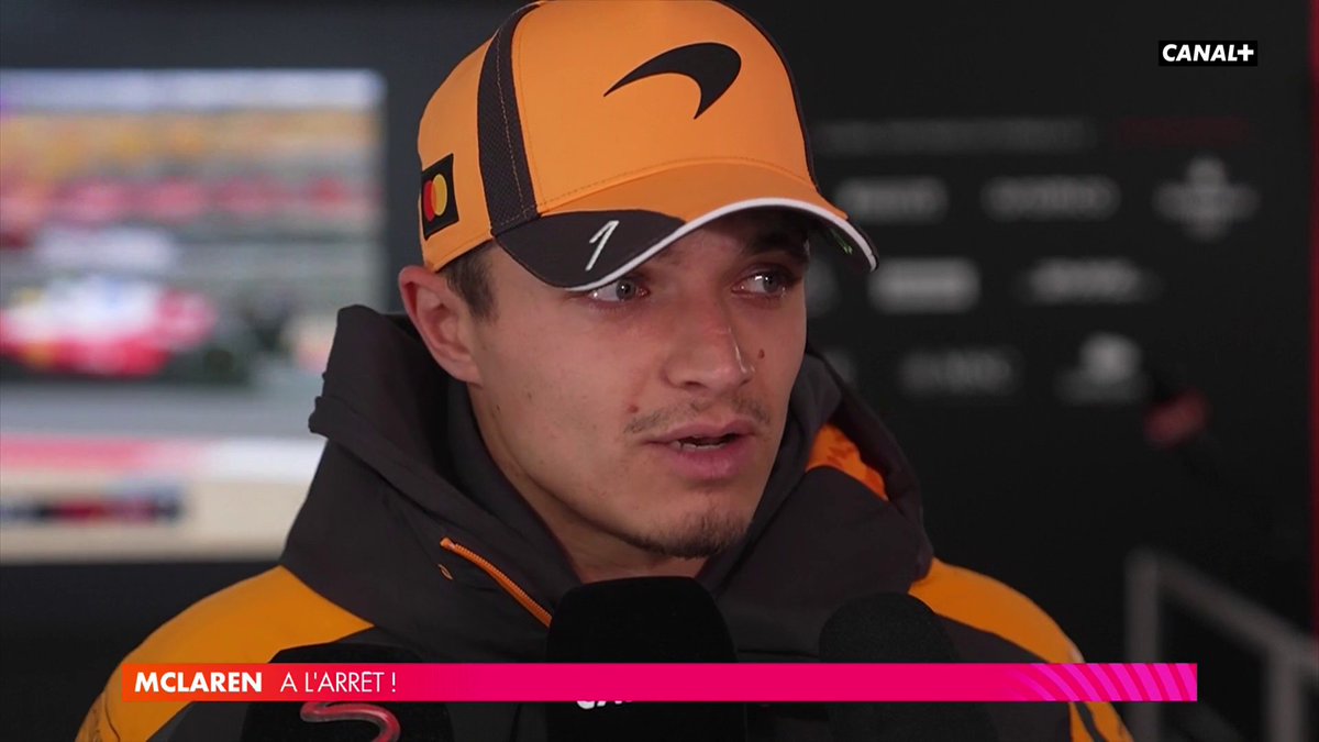 "On va faire en sorte que ça n'arrive plus jamais" 😩 Lando Norris n'a pas pu prendre le départ de la course comme son coéquipier Oscar Piastri ☹️ #f1 #chinesegp