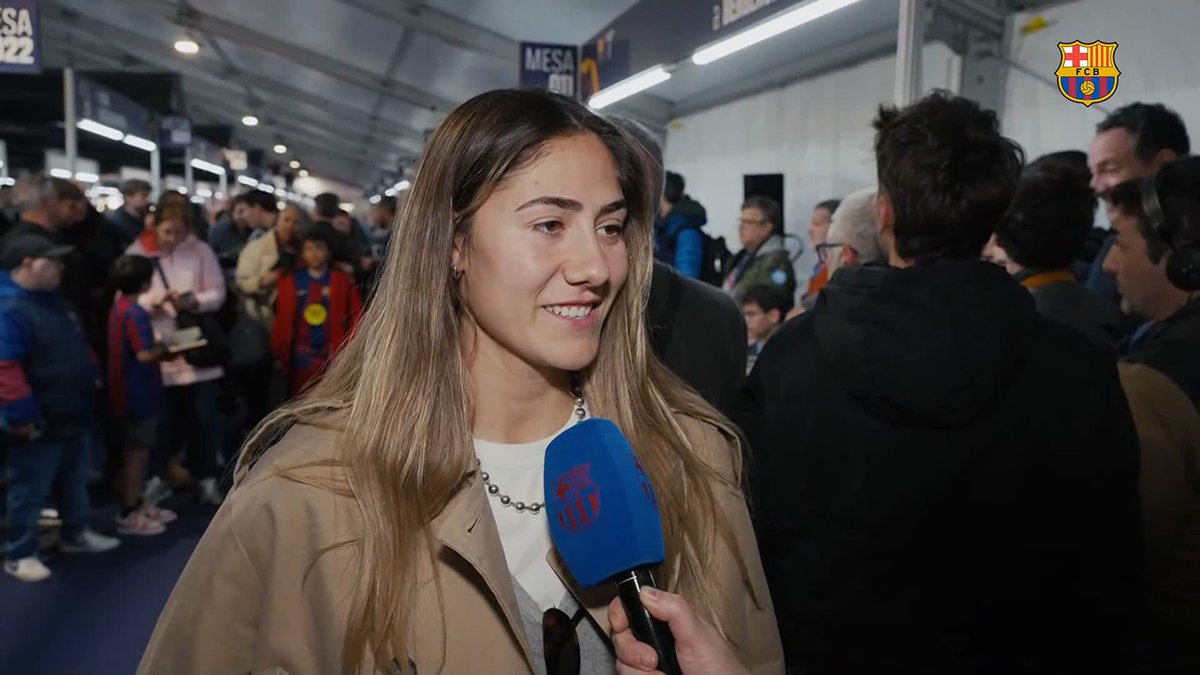 🗣 𝐋𝐚𝐢𝐚 𝐀𝐥𝐞𝐢𝐱𝐚𝐧𝐝𝐫𝐢: "És un dia molt especial per als culers. Se'm posa la pell de gallina, ens fa molt especials i decidim el futur del club."