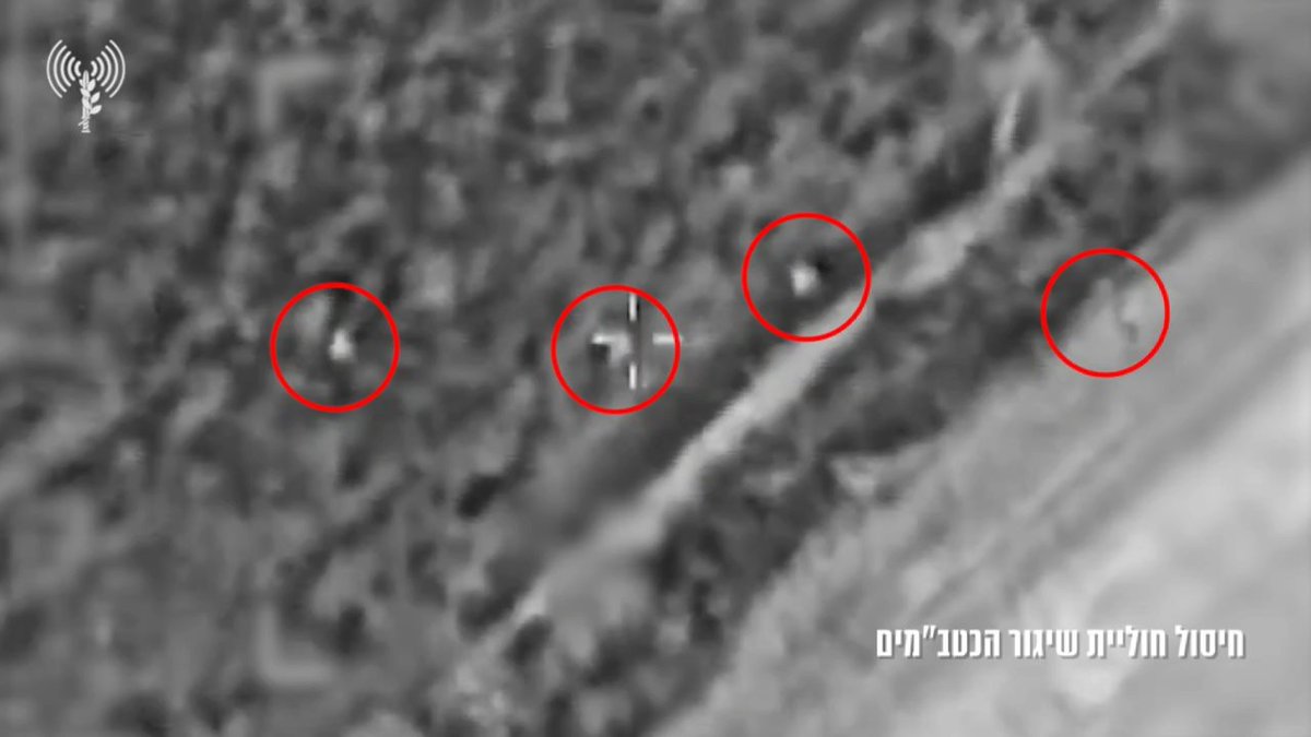 BREAKING: Footage from Iran shows the suicide drones unit in Iran which has launched hundreds of drones at US military bases, UAE, Saudi Arabia and Qatar, being eliminated by the IDF after launching an attack.