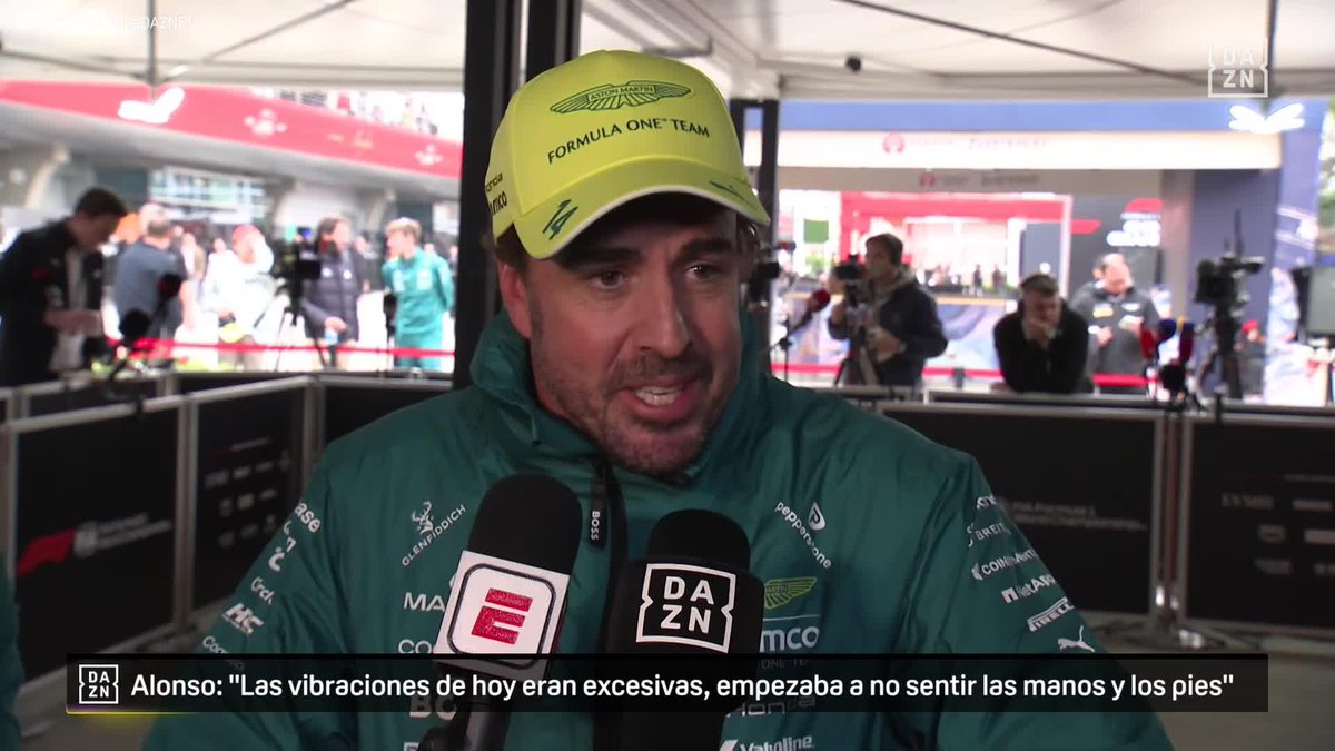 🗣️ Fernando Alonso: "Las vibraciones eran excesivas hoy. Dejé de sentir las manos y los pies" "Los planes del equipo no los sé, yo me vuelvo a casa" "Ojalá en Honda hacen los deberes y podamos ver progreso en Japón