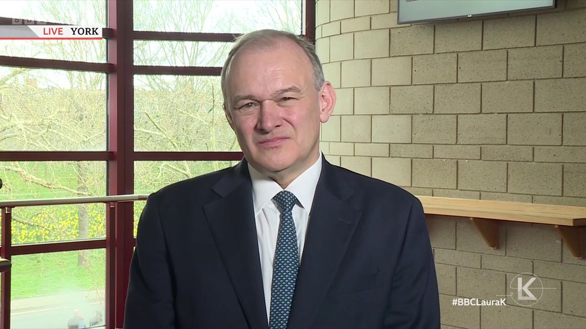 “The best way to [reopen the Strait of Hormuz] is to deescalate" Lib Dem leader Ed Davey says the UK shouldn’t be at the “beck and call” of Donald Trump and tells #BBCLauraK about his party’s proposal to make UK nuclear weapons independent of the US