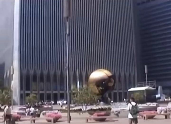 Walking around inside the World Trade Center in July of 2001