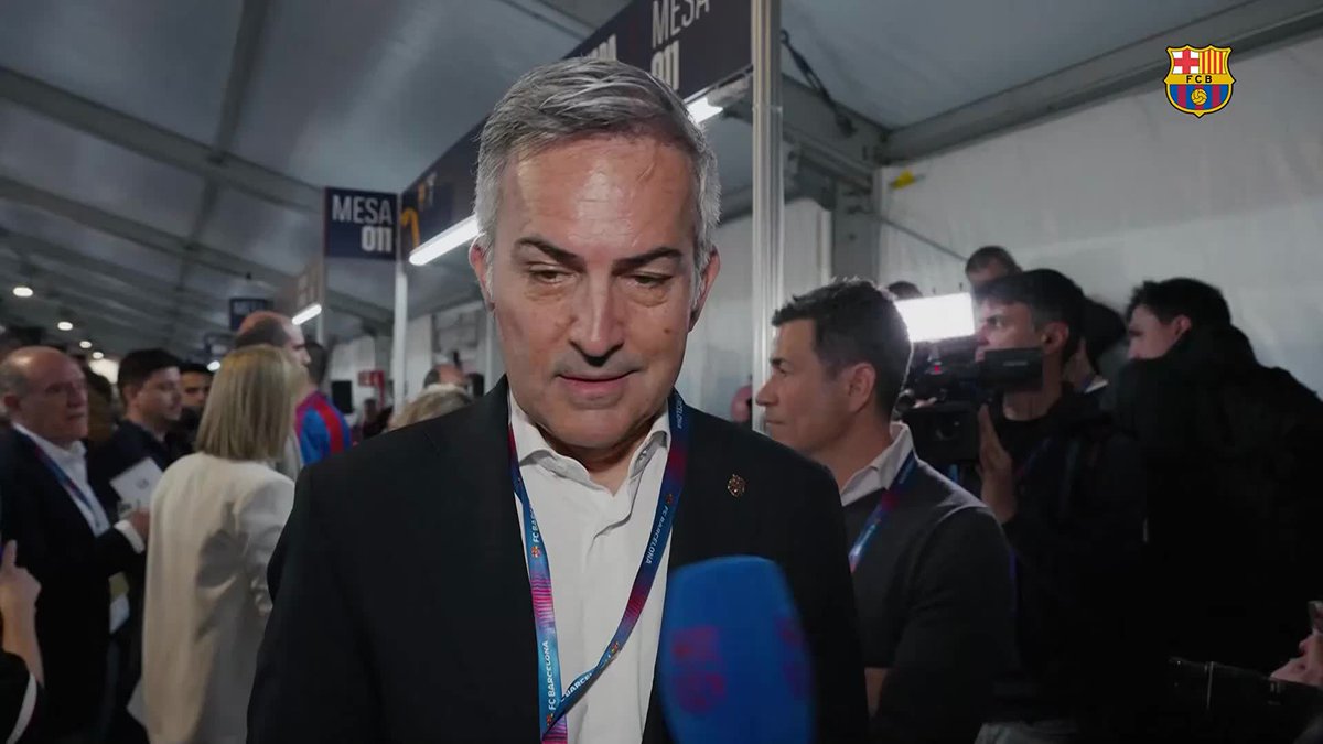 ELECTIONS 2026 🗳️💙❤️ Víctor Font: “We are a unique club in the world. I’m very excited to see so many people and such a strong desire to exercise their right to vote.”