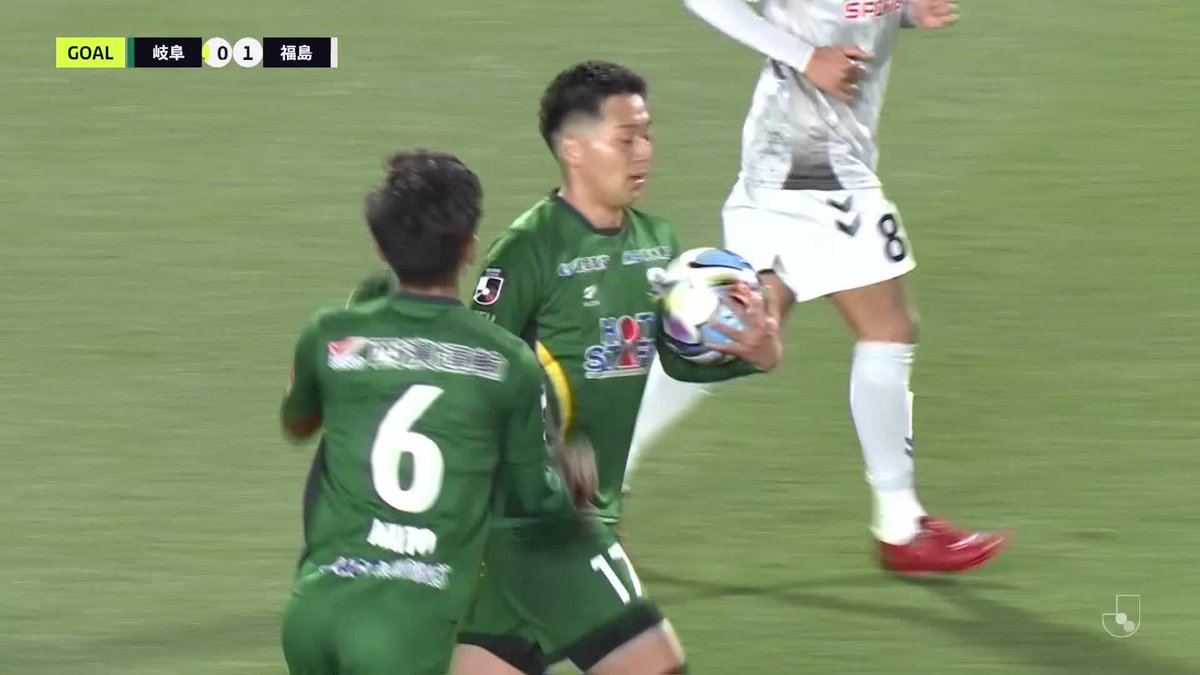 起点は今季初出場の山田直輝のボール奪取🔥 最後は川本梨誉が今季4ゴール目を決める！ 🎦 ゴール動画 🏆 明治安田Ｊ２・Ｊ３百年構想リーグ 地域リーグラウンド 第6節 🆚 岐阜vs福島 🔢 1-1 ⌚️ 71分 ⚽️ 川本 梨誉（岐阜） #Ｊリーグ