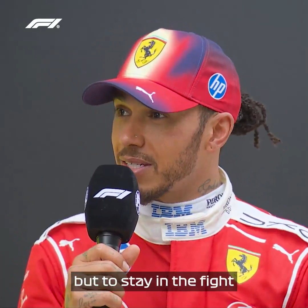 "It's one of the most enjoyable races I've had" 💪 A mega effort from Lewis Hamilton to secure the P3 today in China! 👏 #F1 #ChineseGP