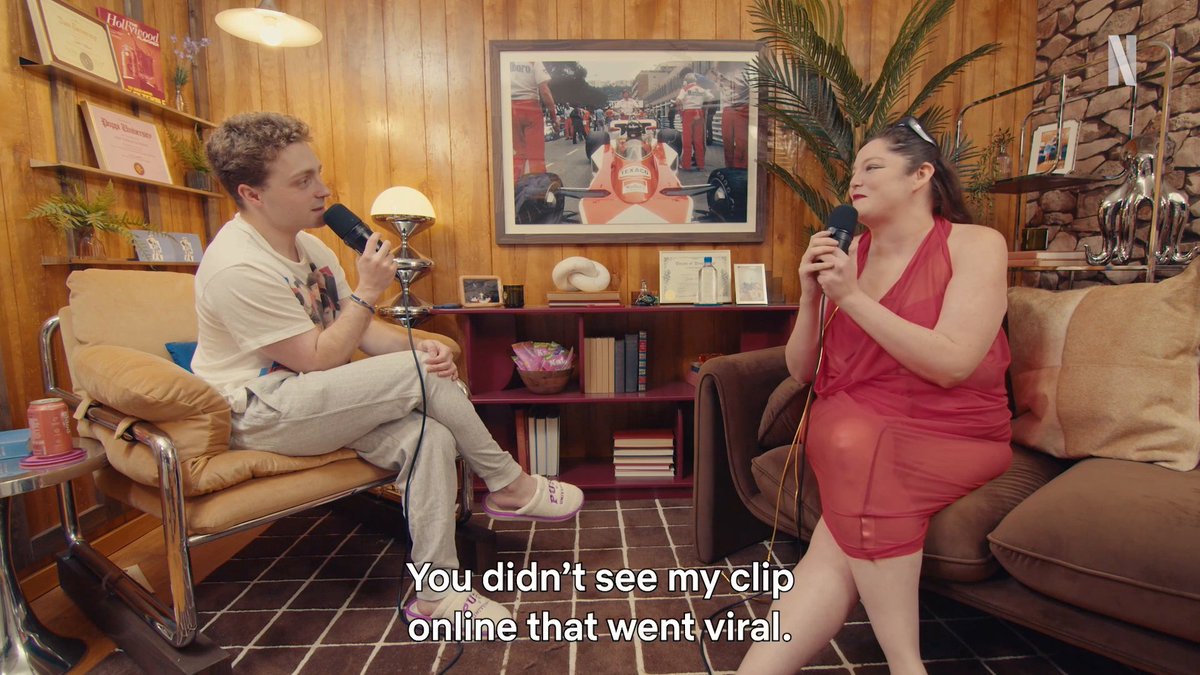 Meg Stalter addresses her role in Hamnet being controversially cut from the film on a new episode of Therapuss with Jake Shane. Now on Netflix.