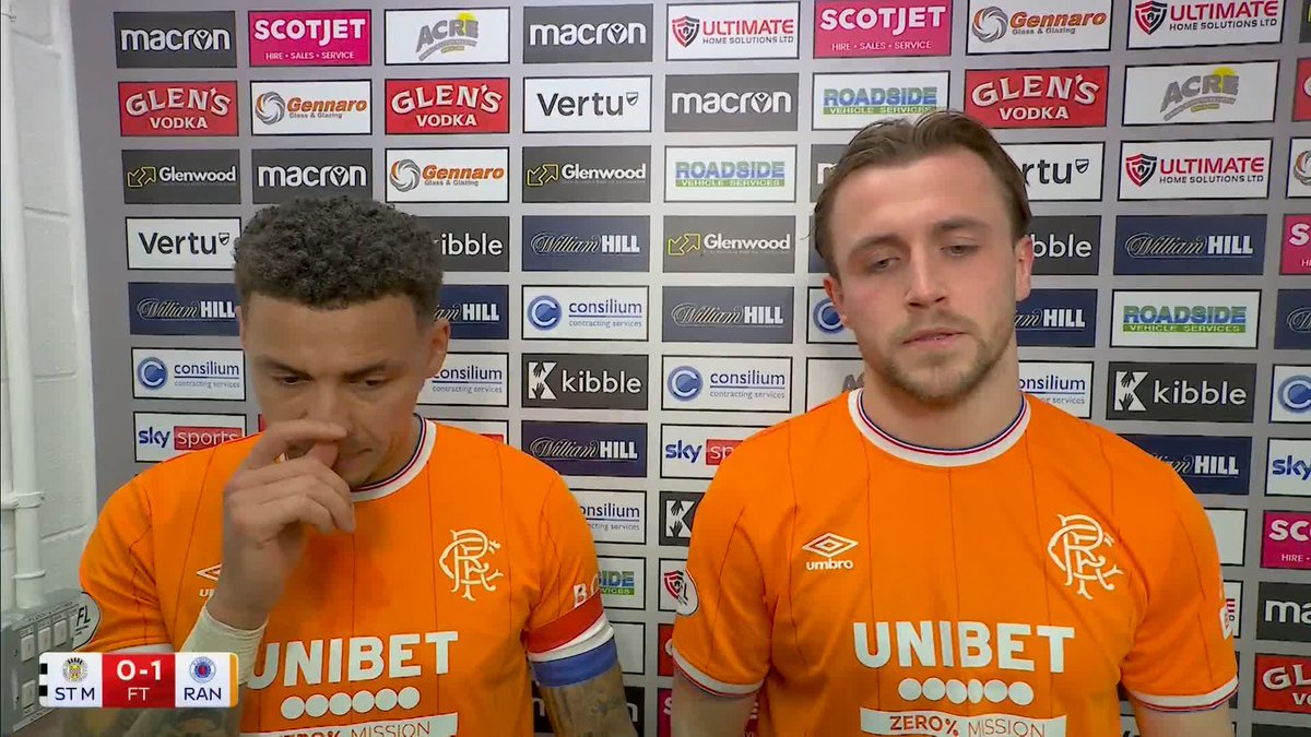 Brilliant interview from James Tavernier. Led by example today and bounced back well after last weekend. He’s hands down one of the most mentally strong players in the game and Rangers are lucky to have him 👏