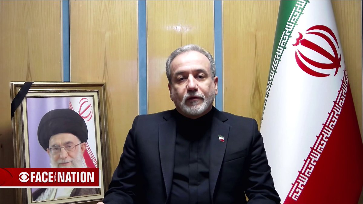 Iranian Foreign Minister Abbas Araghchi says the regime is not in a war of survival, telling Margaret Brennan the regime is “stable and strong enough.” “We don’t see any reason why we should talk with Americans, because we were talking with them when they decided to attack us, and that was for the second time,” Araghchi says.