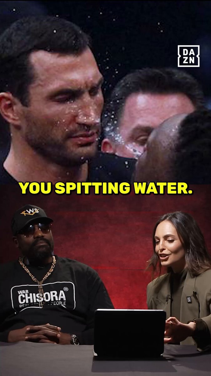 This is why Derek Chisora spat water at Wladimir Klitschko 😮‍💨 🎟️ Buy CHISORA vs WILDER HERE --> #ChisoraWilder | April 4 | Live Exclusively on DAZN 🤳
