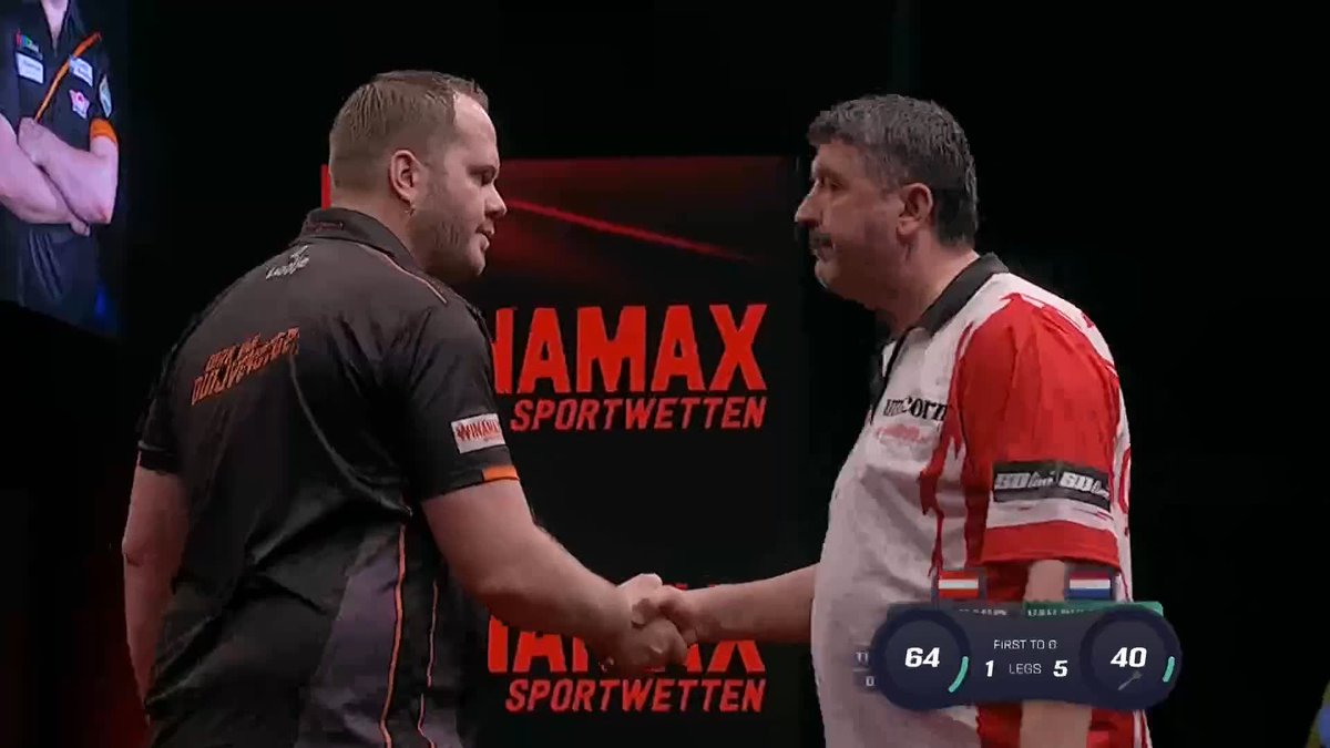 DIRK SMASHES SULJOVIC! Dirk van Duijvenbode completes the quarter-final line-up at the European Darts Trophy, courtesy of a 6-1 thumping of Mensur Suljovic! 📺 #ET2 | R3