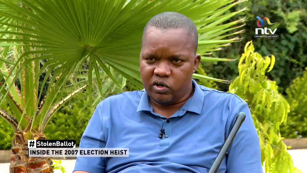 'I was given an extra gun,' MP Nimrod Mbai recounts how he whisked away election chairman Samuel Kivuitu after announcing Kibaki as the winner. Tonight on #StolenBallot with Duncan Khaemba Watch:
