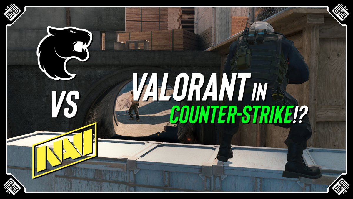 FURIA vs. NAVI but they have VALORANT abilities 🤨 #ESLProLeague FURIA NAVI