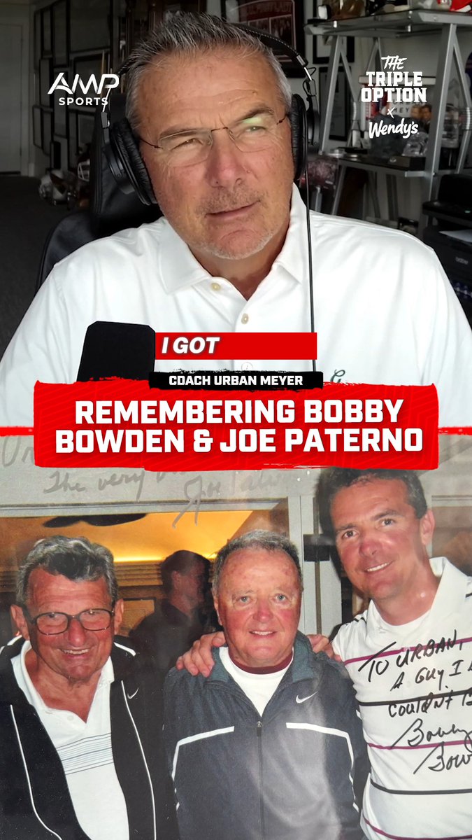 #WendysPartner Still remember when I met Coach Bowden and Coach Paterno on the annual Nike trip. @wendys #CollegeFootball