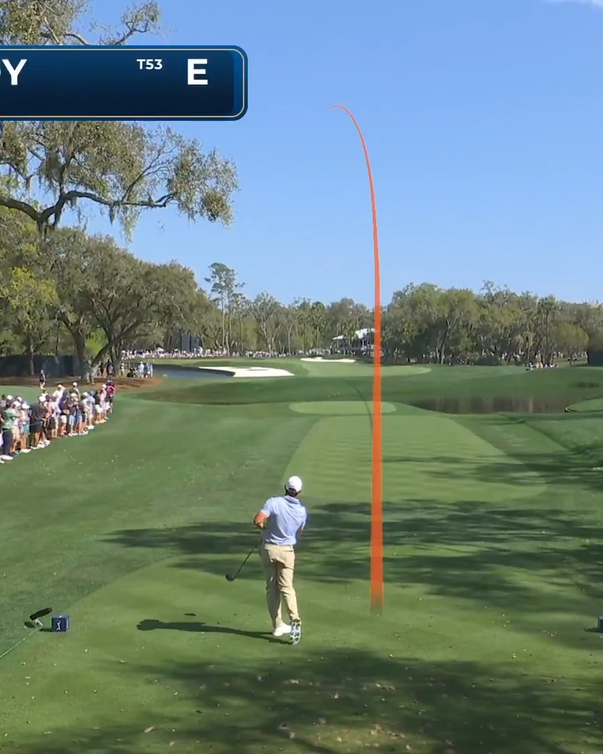 Rory McIlroy just hit a 367 yard drive to 10 feet on a par 4 at TPC Sawgrass. I guess his back is feeling better!