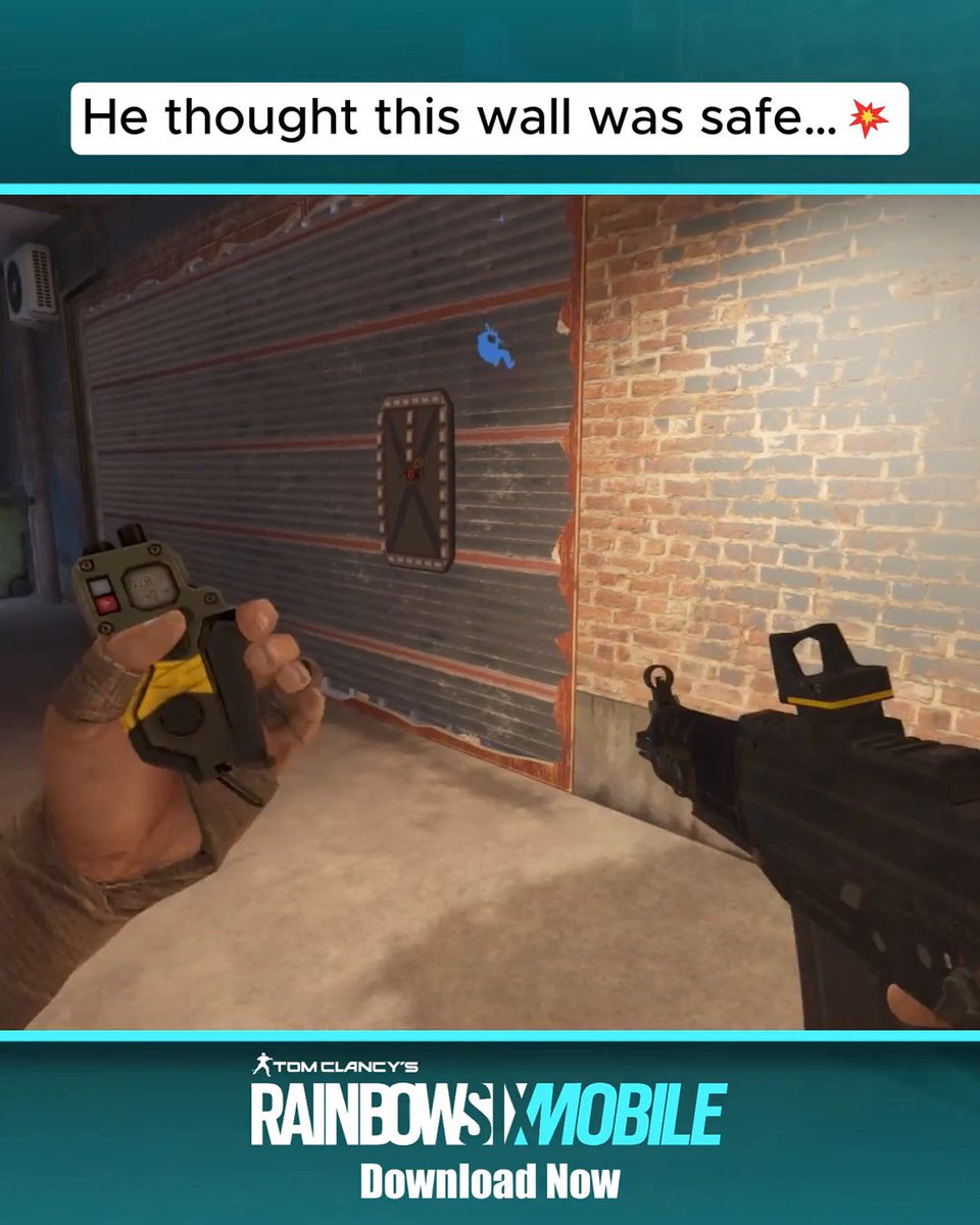 One wall. One opening. One Man Down. Thermite doesn’t knock…he makes a new door. Play Rainbow Six Mobile for free. Download now.