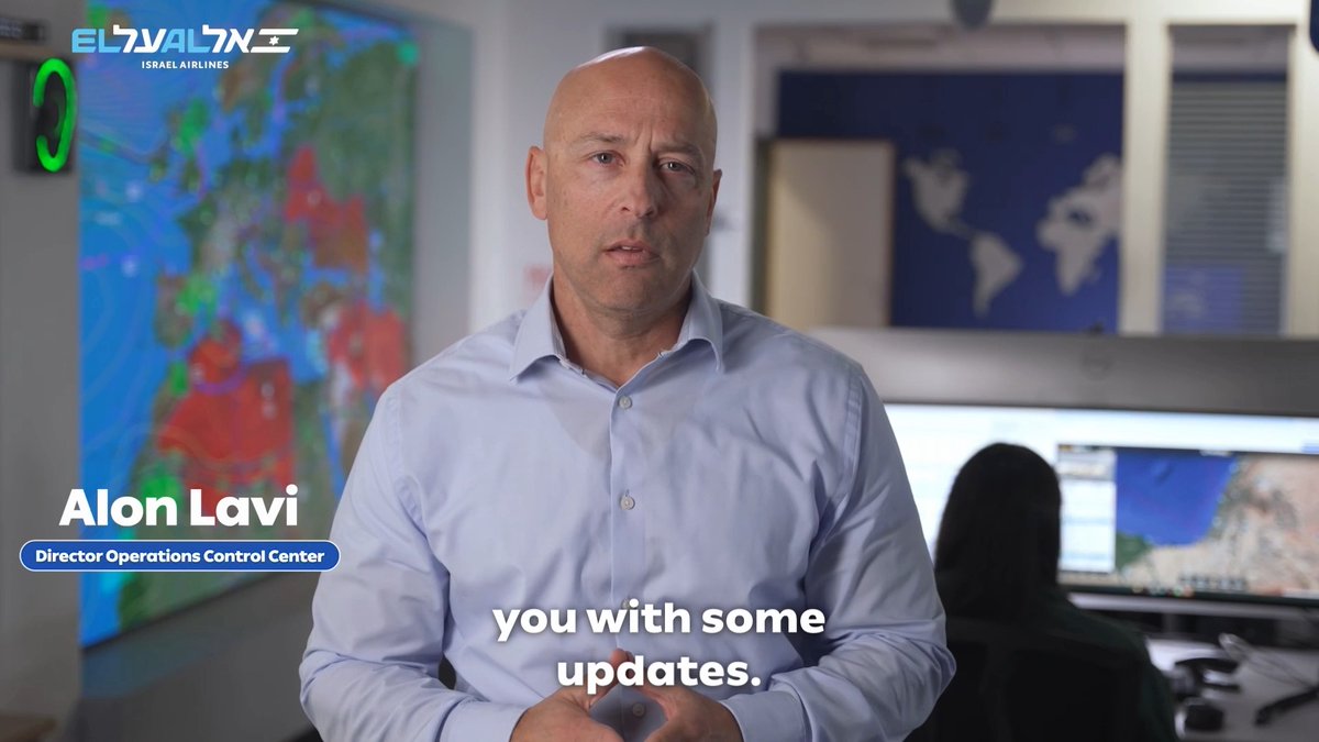 Alon Lavi, Director of Operations at EL AL’s Control Center, with an update for our North American customers on the recovery flights.