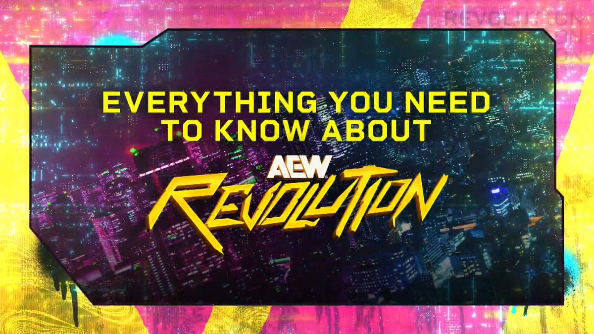 Today's the day! It's almost time for #AEWRevolution! Looking to catch up before the show, LIVE on HBO Max PPV at 8 p.m. ET/5 p.m. PT? Have a friend who's new to #AEW? Here's Everything You Need to Know About AEW Revolution, courtesy of Renee Paquette and RJ City!
