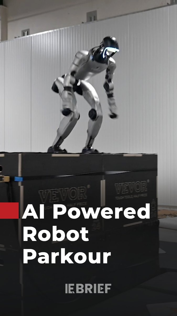 Researchers trained humanoid robots to climb and vault obstacles, testing AI systems designed to improve how quickly robots understand and react to their environment.