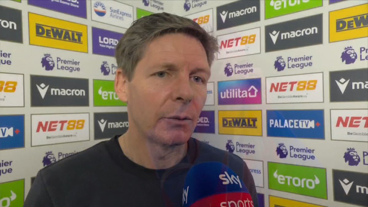 "It was not perfect, but it's ok." Oliver Glasner says Crystal Palace moved the ball too slowly against Leeds 🔊