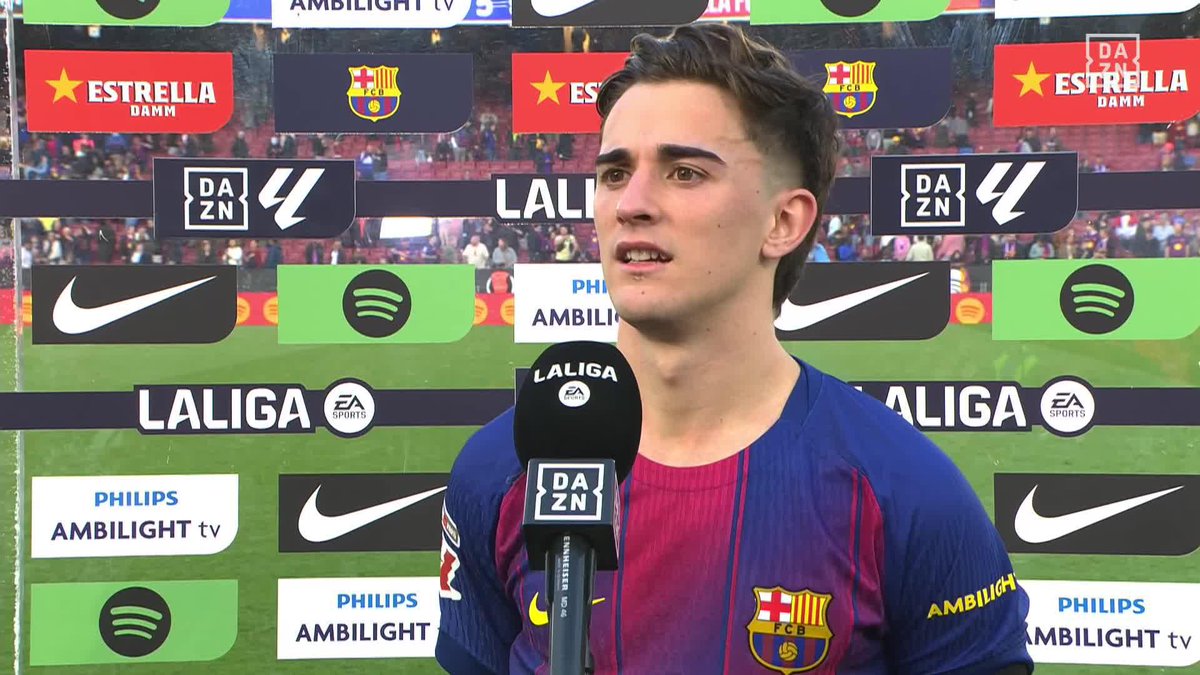 "Ha sido muy duro, ha sido mucho más duro que la otra vez. Estoy muy feliz" 🗣️ Las palabras de Gavi que emocionan a cualquiera 🥹❤️🩹 #LALIGAenDAZN ⚽️