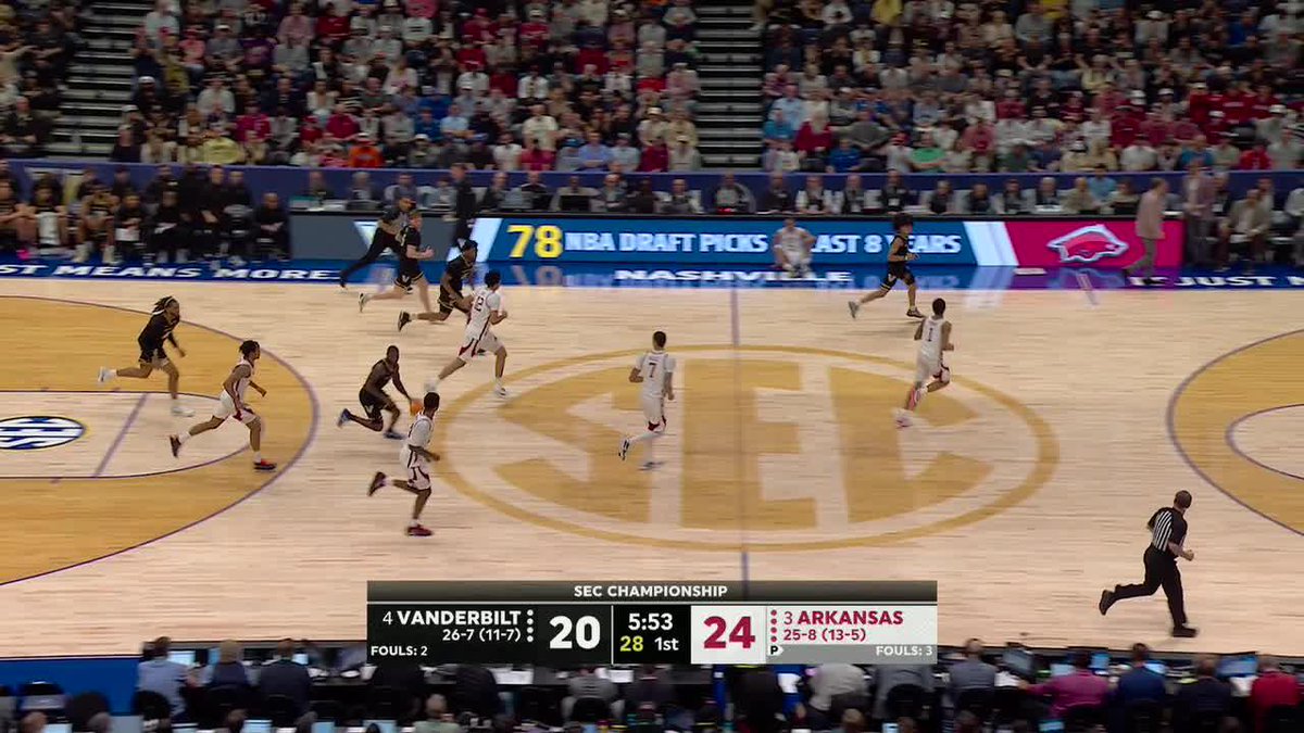 The SEC Championship is heating up 🔥 Tune in to Vanderbilt vs. Arkansas now on ESPN and the ESPN App.