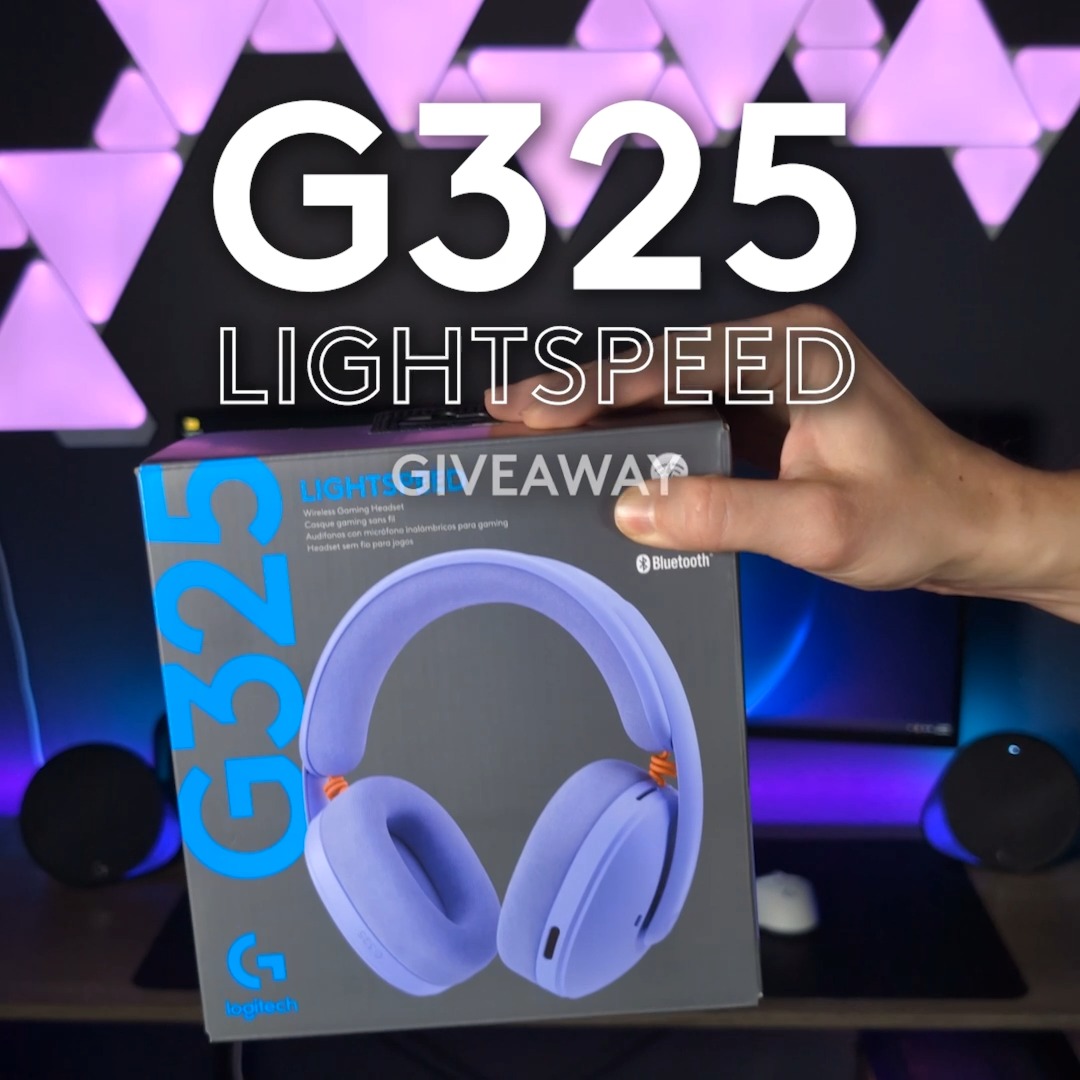 ⚡ The G325 LIGHTSPEED Giveaway ends 03/17 ⚡ To enter, reply with your favorite colorway—Lilac, Black, or White—and validate your entry here: Don’t wait any longer!