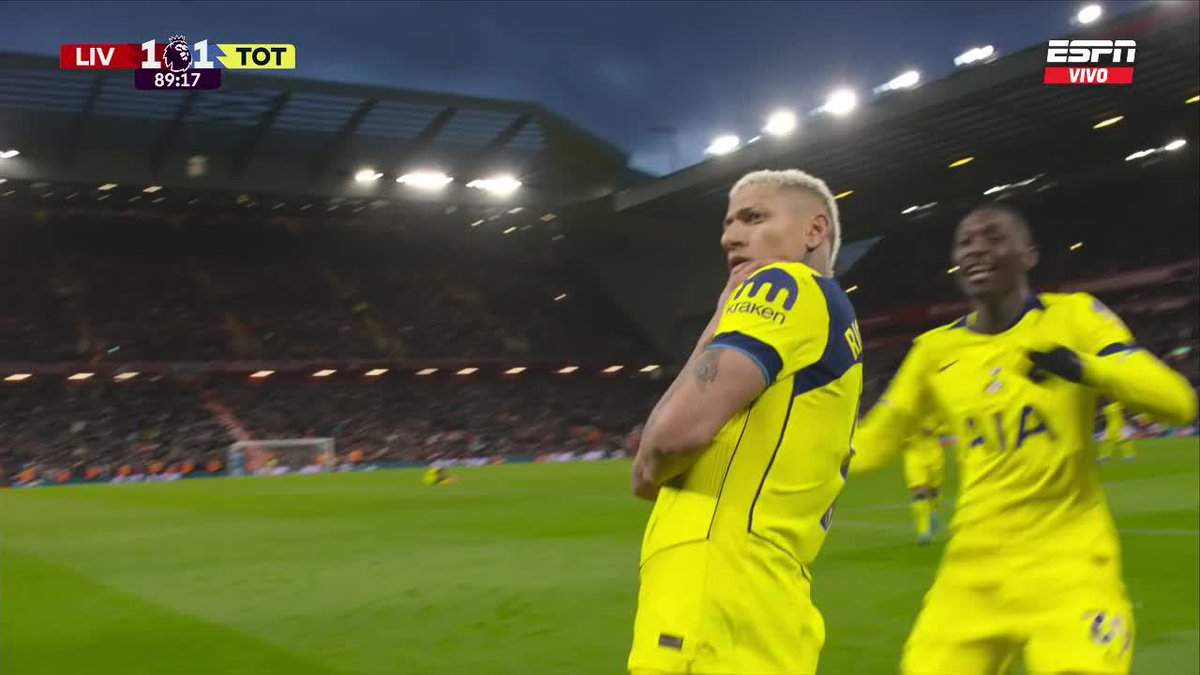 🤯🇧🇷 EL GOL AGÓNICO DE RICHARLISON PARA EMPATÁRSELO AL LIVERPOOL A LOS 89'.