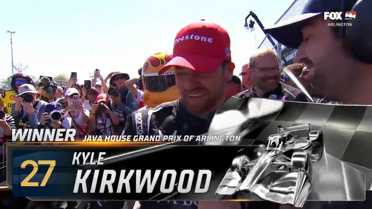 Kyle Kirkwood wins the Grand Prix of Arlington