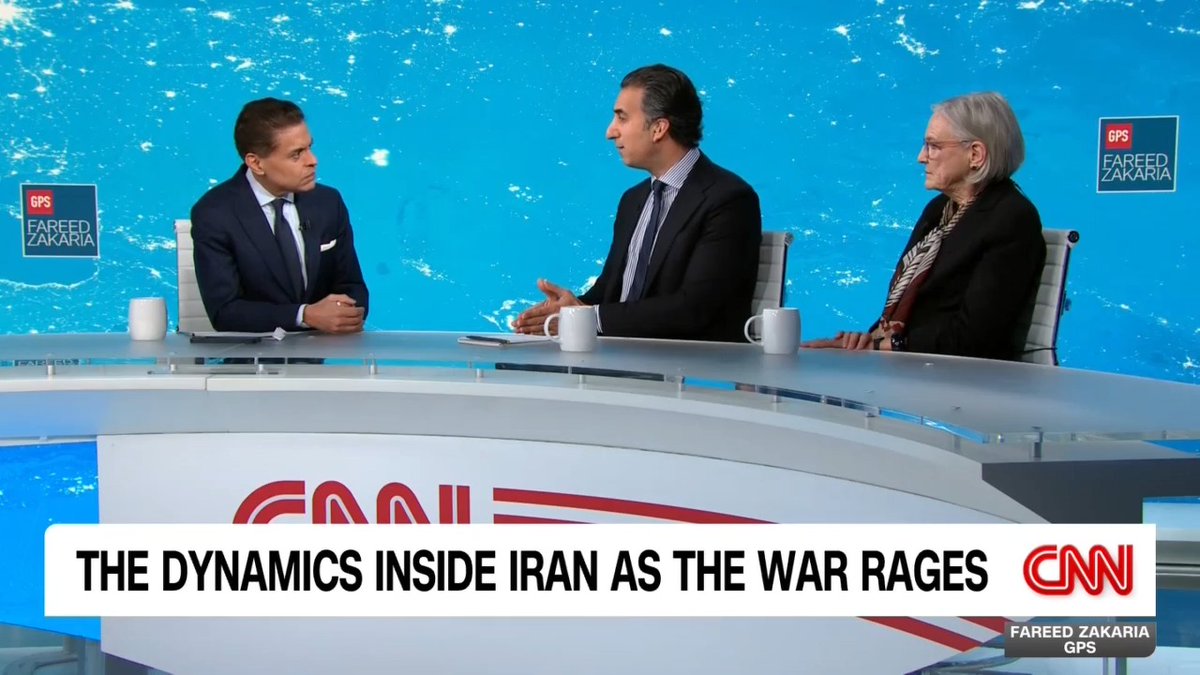 The war with Iran has entered its third week, and Israel says it will last for at least another three. What is the strategy of Iran's new leadership? I spoke to Carnegie Endowment senior fellow Karim Sadjadpour and Lisa Anderson, dean emerita of Columbia | SIPA: