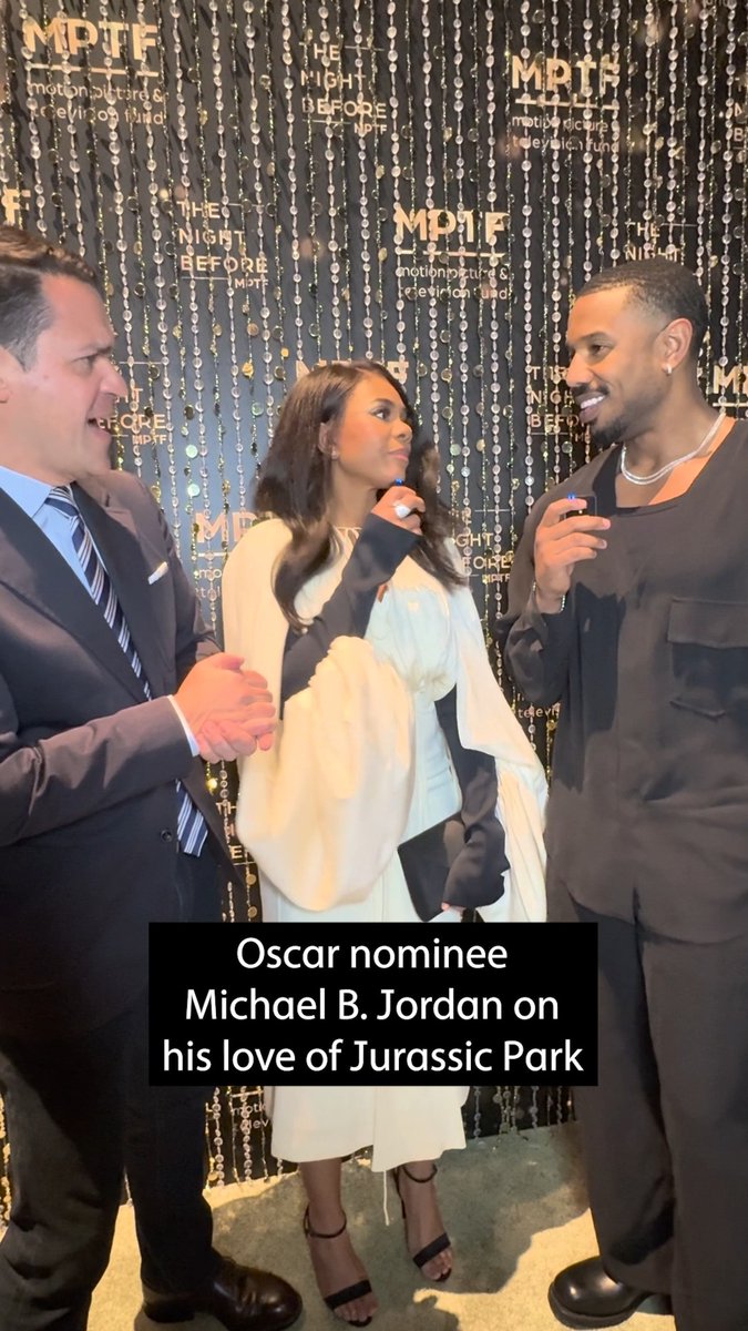 Regina Hall has already picked out Oscar-nominee Michael B. Jordan's next project. Hear why he calls Jurassic Park one of the films that inspired him to be an actor.