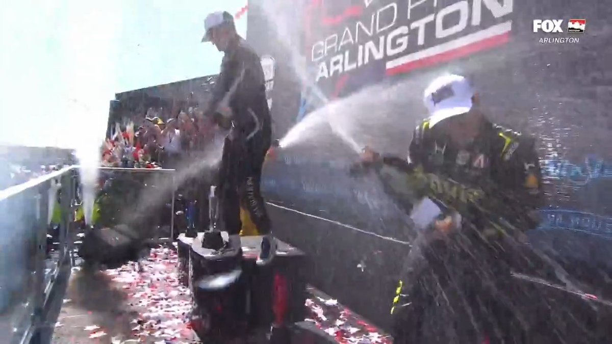 Spray that champagne!