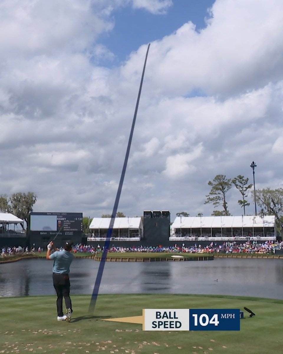 Chad Ramey living on the edge of 17. 😅 #THEPLAYERS