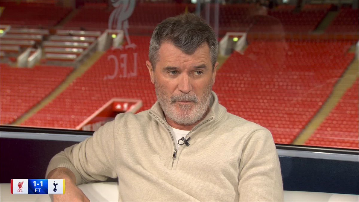 "People have been poking fun at Spurs... today they showed that fighting spirit" Roy Keane on a 'deserved' point for Tottenham Hotspur at Anfield 👏