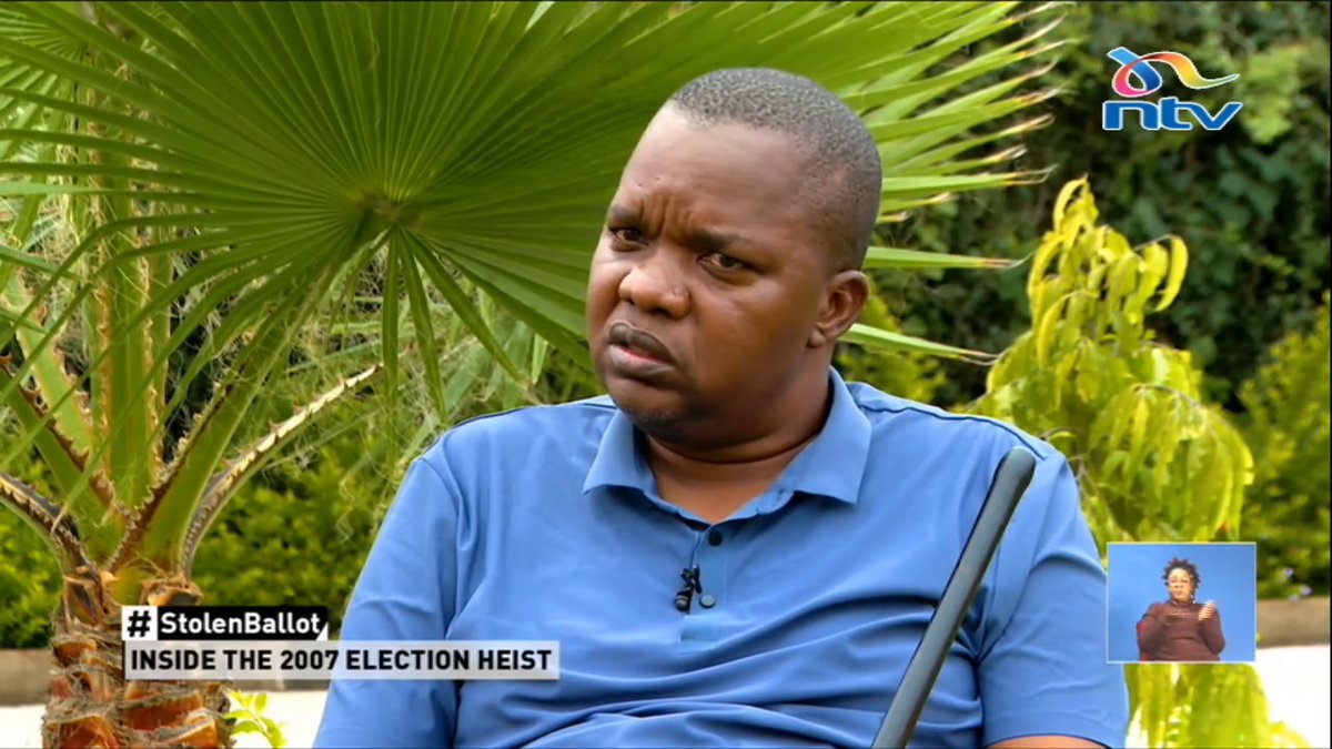 'I was given an extra gun,' MP Nimrod Mbai narrates how he was prepared to whisk away election chairman Samuel Kivuitu after announcing Kibaki as the winner in 2007. #StolenBallot: Duncan Khaemba