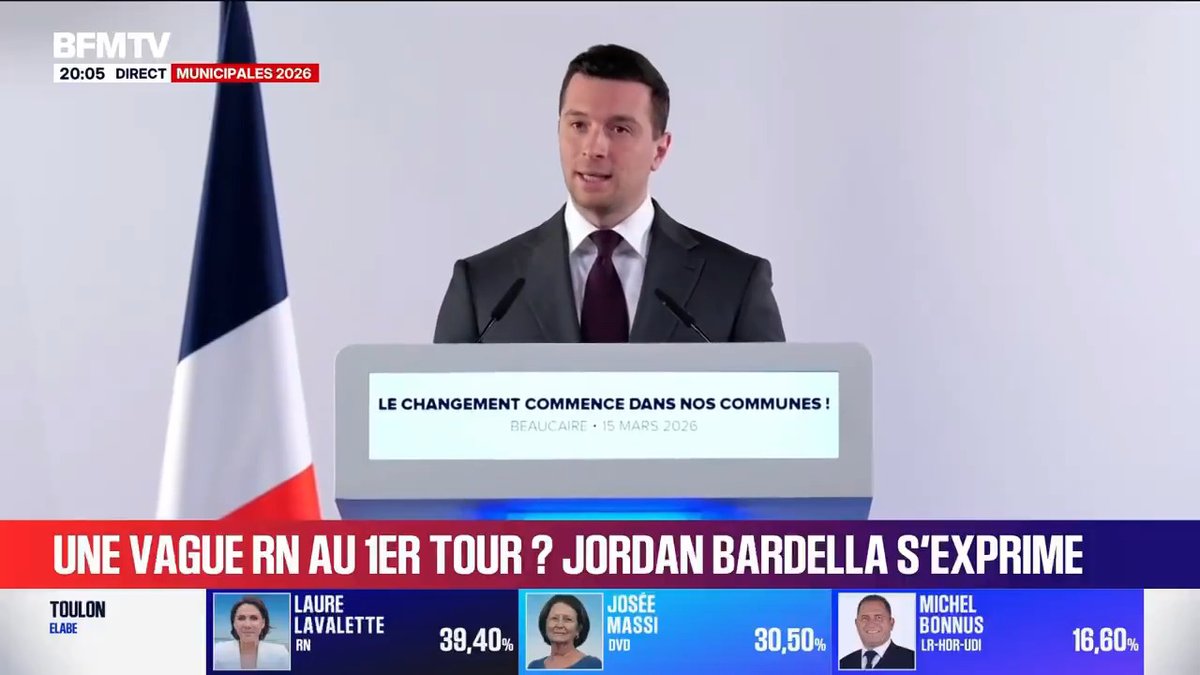 Plusieurs maires sortants du Rassemblement National ont été réélus dès le premier tour, comme ici à #Beaucaire. Leur reconduction est la reconnaissance d'un travail sérieux, d'une gestion honnête et d'un engagement constant au service de l'intérêt général. #Municipales2026