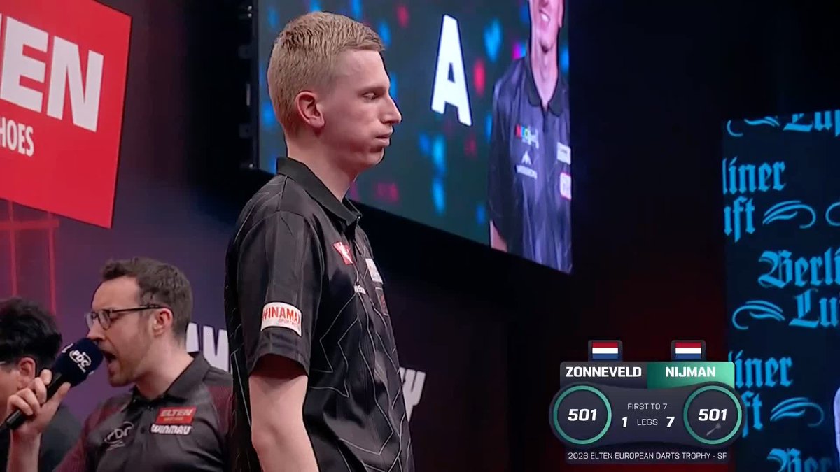 RIDICULOUS FROM NIJMAN 😱 Wessel Nijman has averaged 112, 106 and now 110 today 🤯 Nijman averages 110 in demolishing Niels Zonneveld 7-1 to reach his first European Tour final! 🔥 📺 #ET2